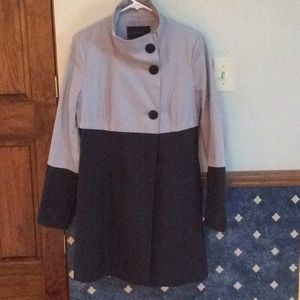 Tamarind Color black trench coat